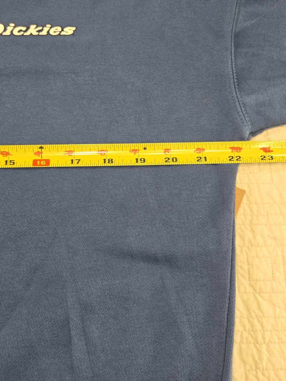 NWT Dickies Men’s Medium Blue Gray Collared Polo Sweatshirt Pullover - Picture 6 of 9